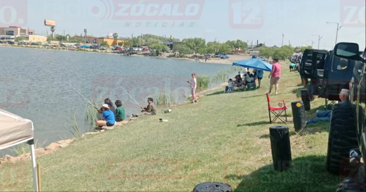 Torneo de pesca une a familias en el Laguito del Condado