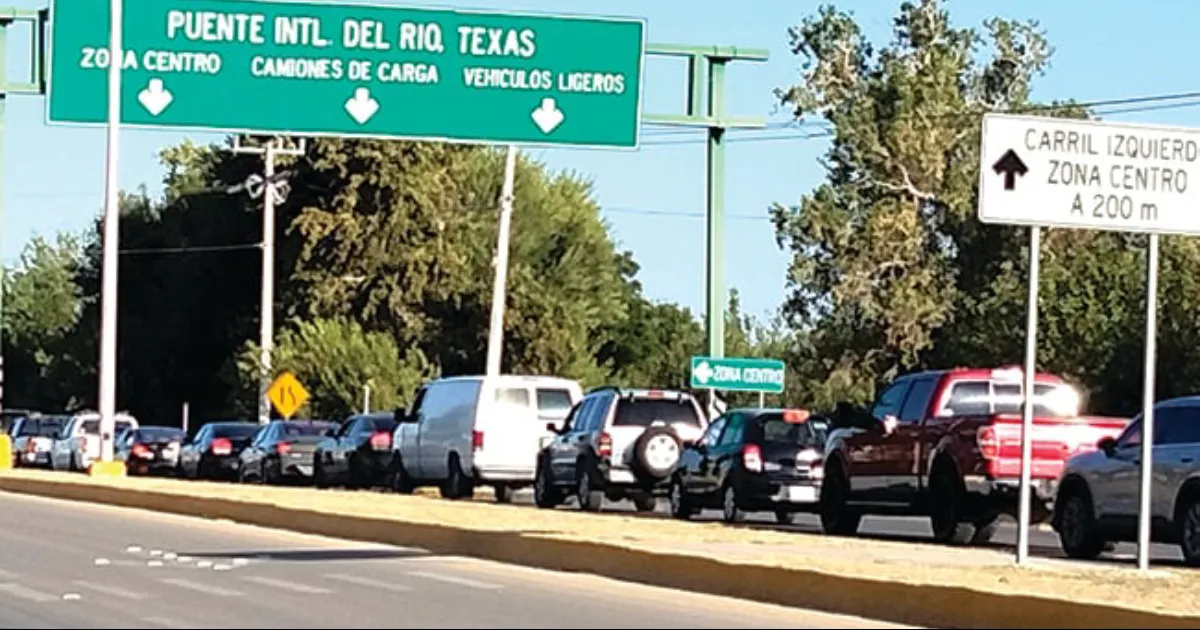 Al año se promedian 1.8 millones de cruces internacionales por esta frontera.