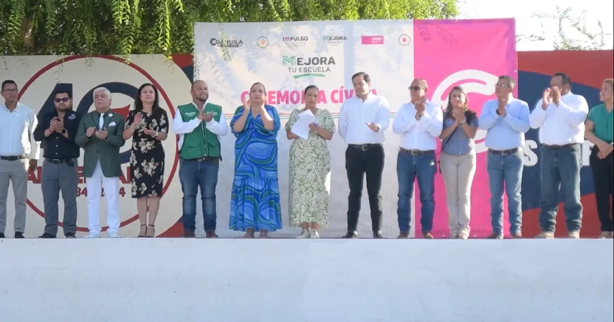 Refrenda gobierno del estado compromiso con educación en Piedras Negras