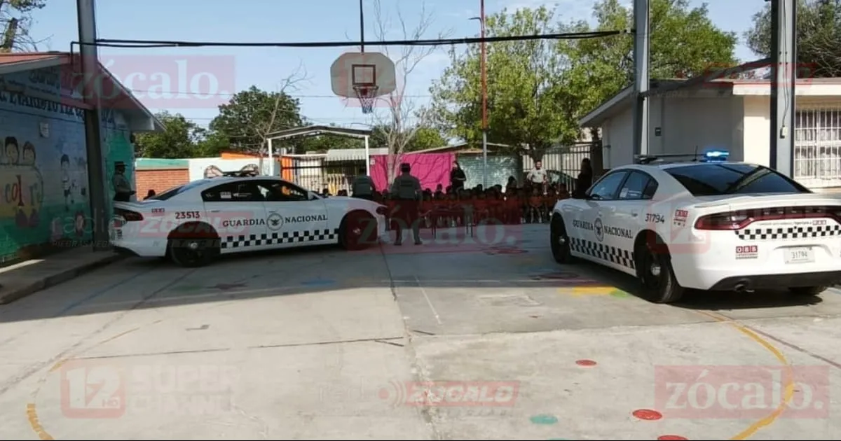 Kínder recibe a la Guardia Nacional en dinámica educativa