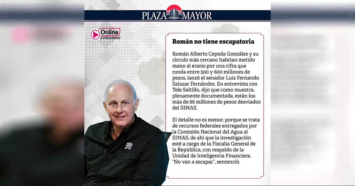 Román no tiene escapatoria