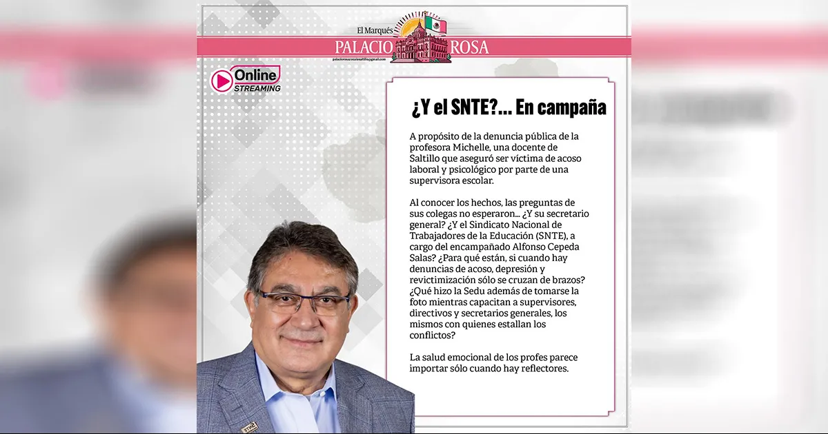 La salud emocional de los profes parece importar sólo cuando hay reflectores.