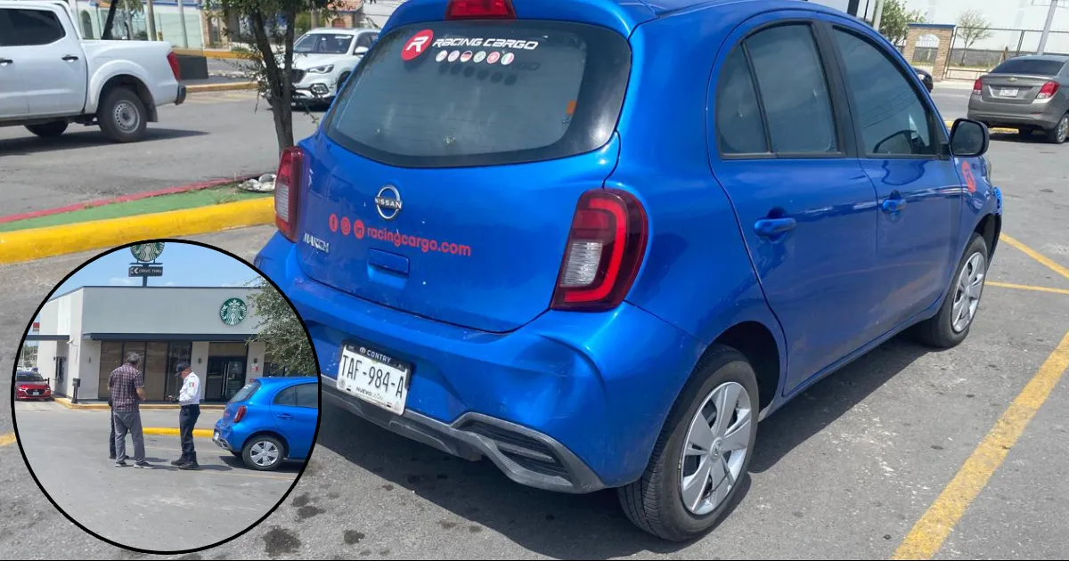 La unidad se puso en marcha sin conductor, provocando daños a otras unidades en Plaza Innova.