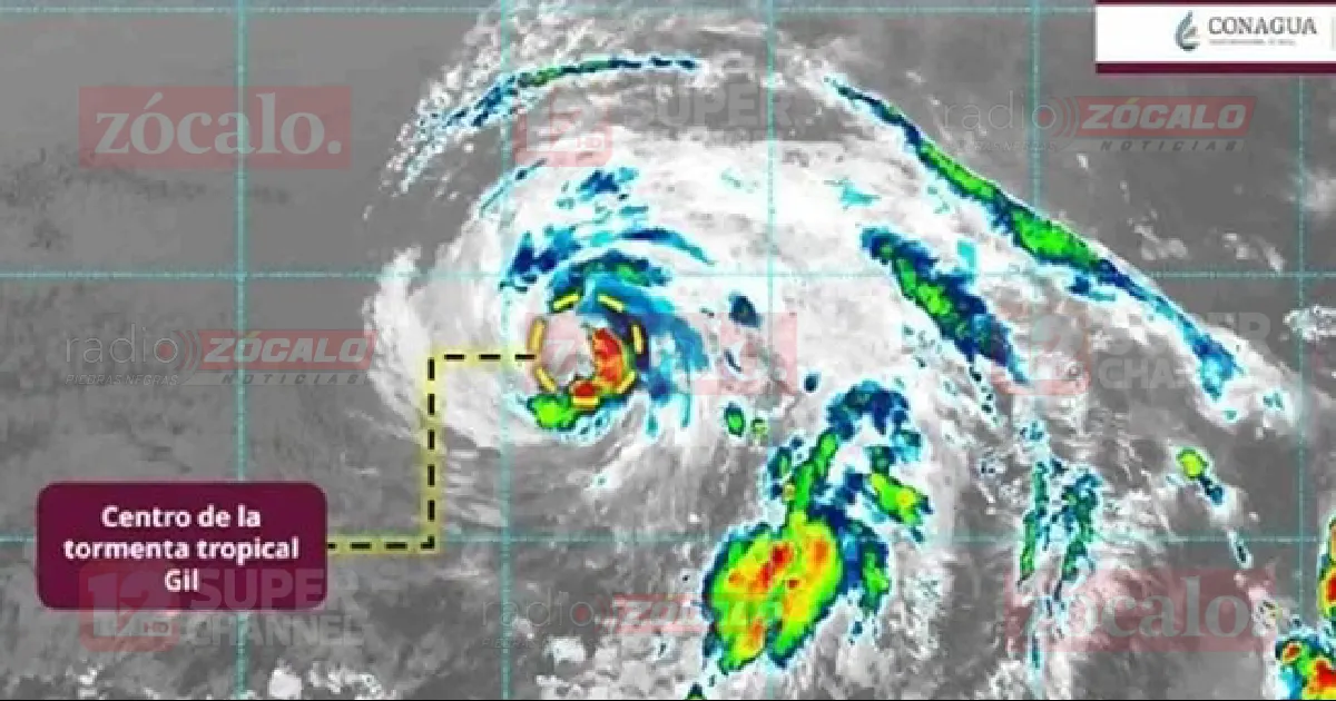 Huracán Gil se degrada a tormenta tropical