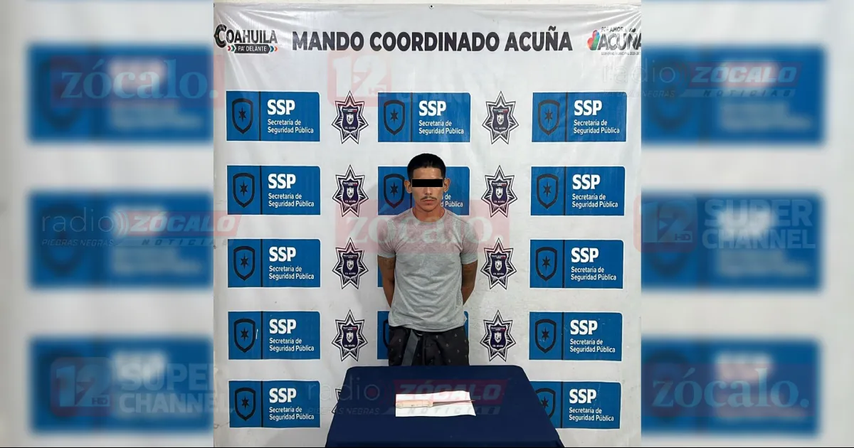 Capturan a sujeto señalado por presunto robo en el fraccionamiento Cedros