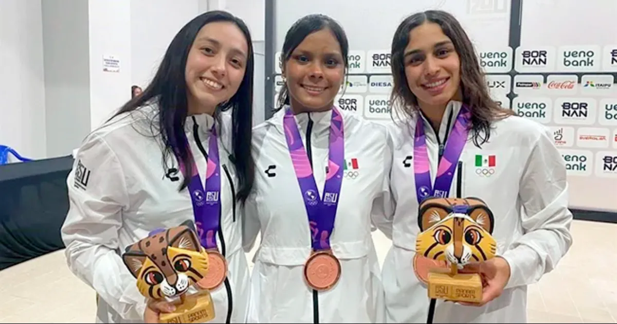 Tras la jornada de este jueves, México figura en el quinto puesto del medallero de los JP Junior Asunción 2025, con un total de 45 preseas.