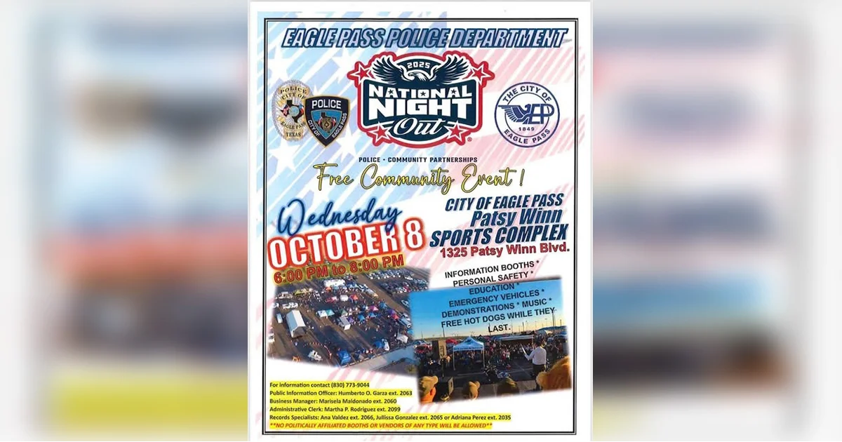 La celebración se realizará el próximo miércoles 8 de octubre, de 6:00 p.m. a 8:00 p.m., en el Patsy Winn Sports Complex, ubicado en el 1325 Patsy Winn Blvd.