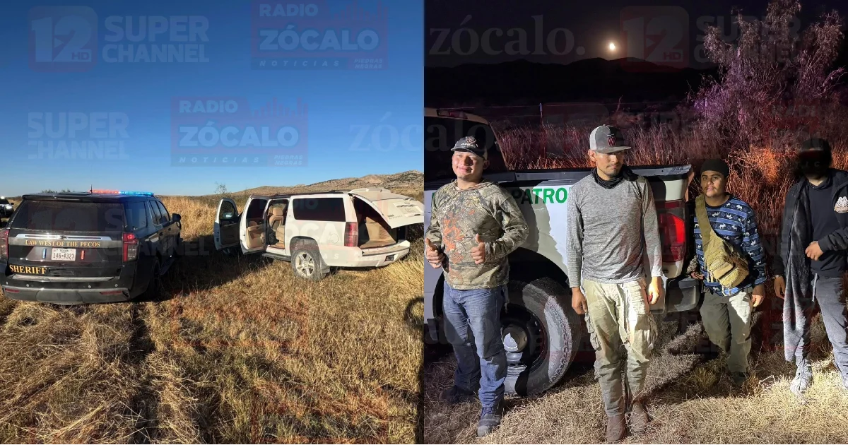 Durante el operativo también se aseguró un vehículo abandonado en la carretera, que presuntamente se utilizaría para trasladar al grupo de migrantes