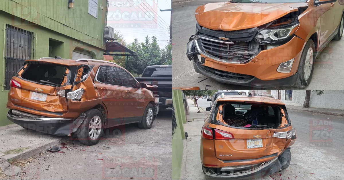 Al revisar las cámaras de seguridad, observaron que alrededor de las 5:00 de la mañana una camioneta tipo van blanca chocó a gran velocidad su unidad.