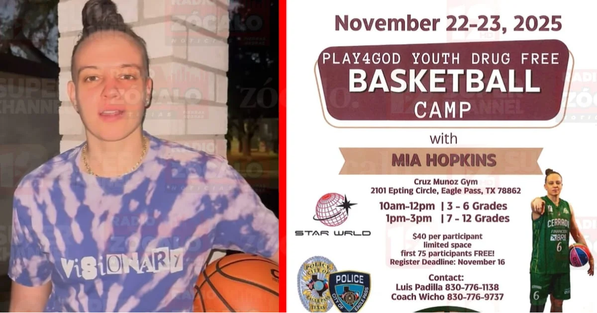 La actividad contará con la participación especial de la reconocida basquetbolista profesional Mia Hopkins.