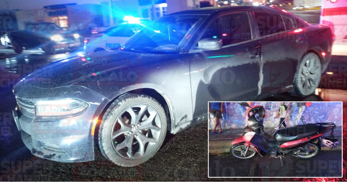 Accidente en Sur Poniente deja lesionados a madre e hijo