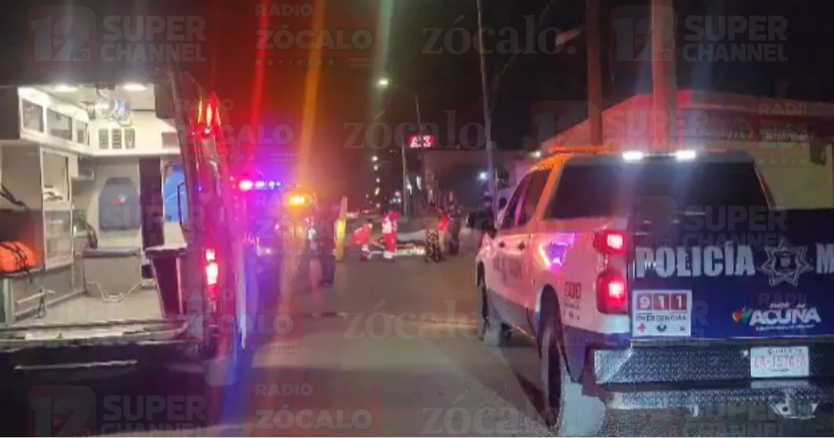 Mujer resulta lesionada en vía pública