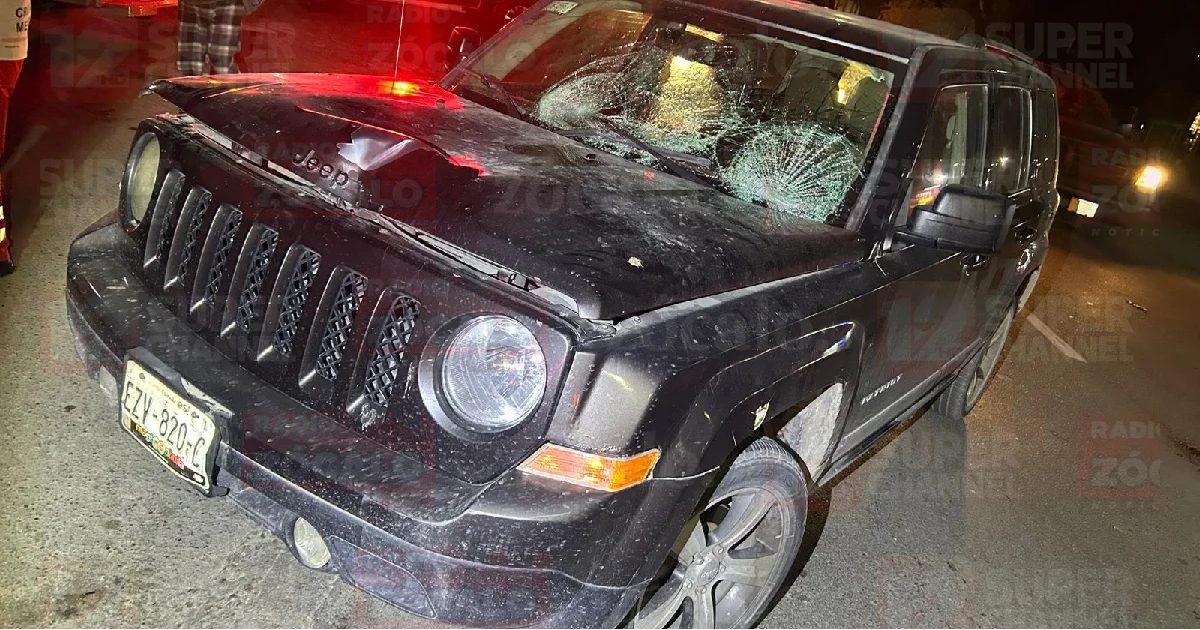 Peatón es hospitalizado tras ser atropellado