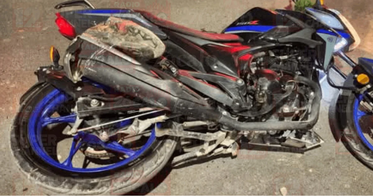 Motociclista lesionado por pasarse alto en Acuña