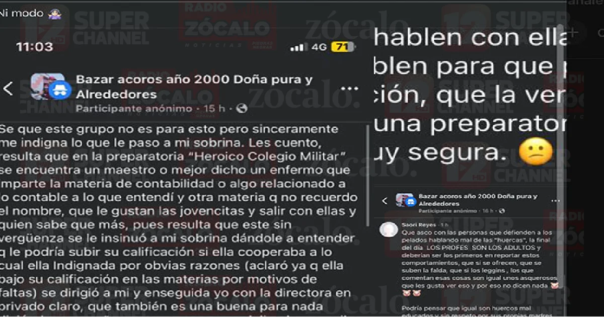 Es profesor de contabilidad de la escuela preparatoria