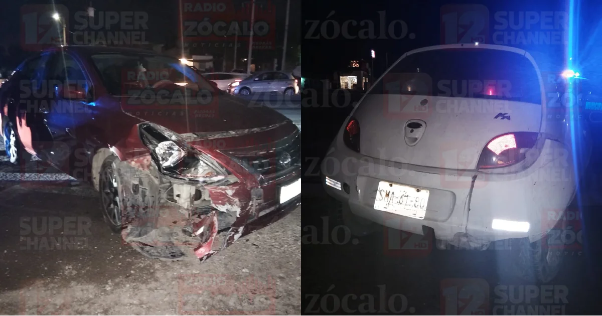 Choque en carretera Presa La Amistad deja solo daños materiales