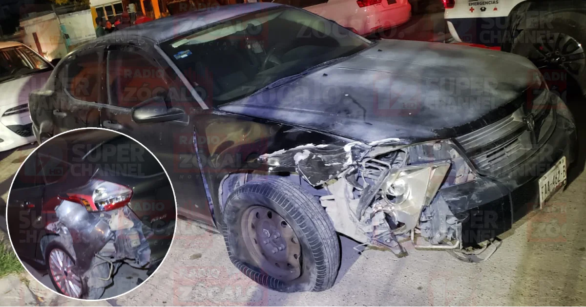 Daños materiales tras choque en Fundadores