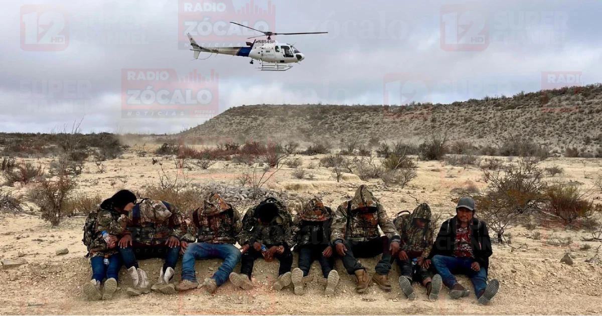 El aseguramiento de ocho personas se llevó a cabo dentro de las acciones habituales de control migratorio