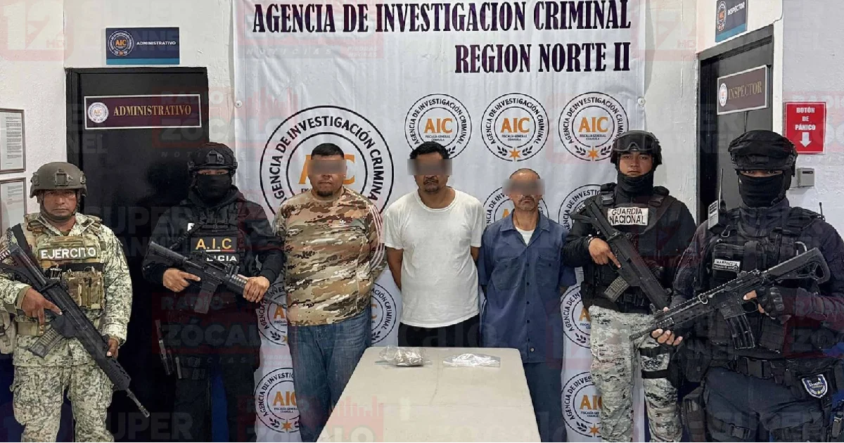 Tres detenidos tras cateo en la colonia Benito Juárez