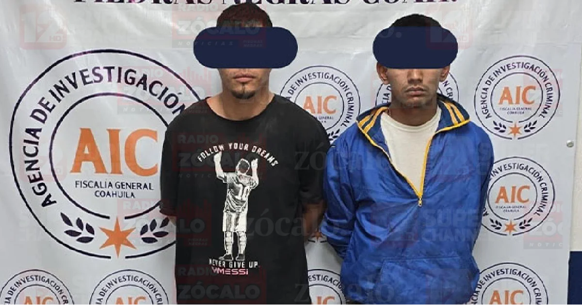 Detienen a dos por asalto en el centro