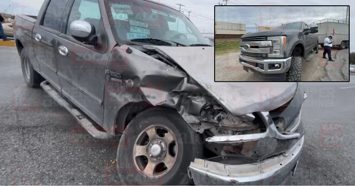 Invade carril y provoca choque en la colonia Nueva Americana