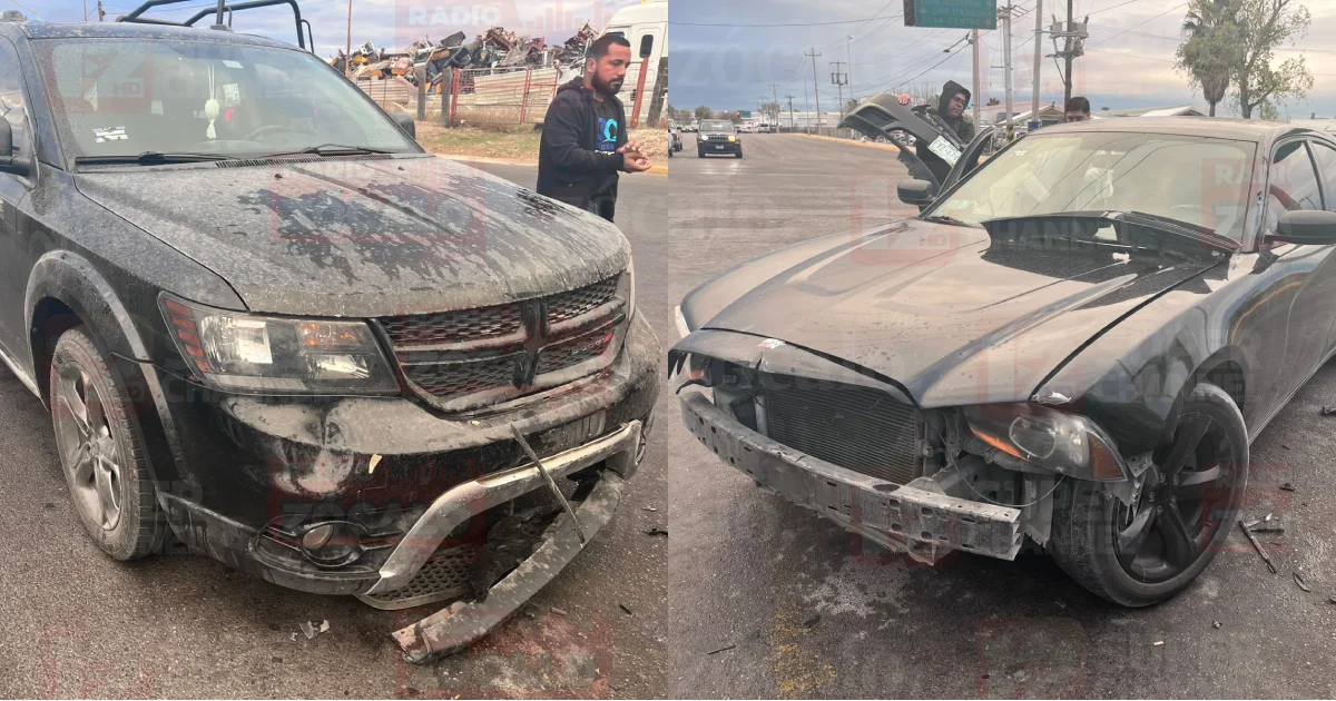 Conductor se incorpora sin precaución y causa choque