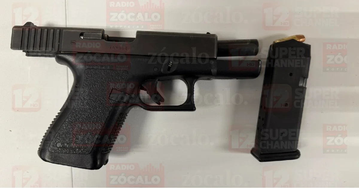 Reporte de disparos deriva en arresto y aseguramiento de arma