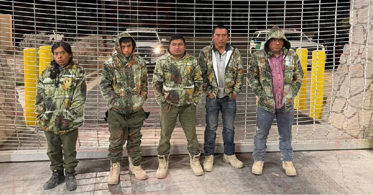 Asegura Patrulla Fronteriza a cinco migrantes