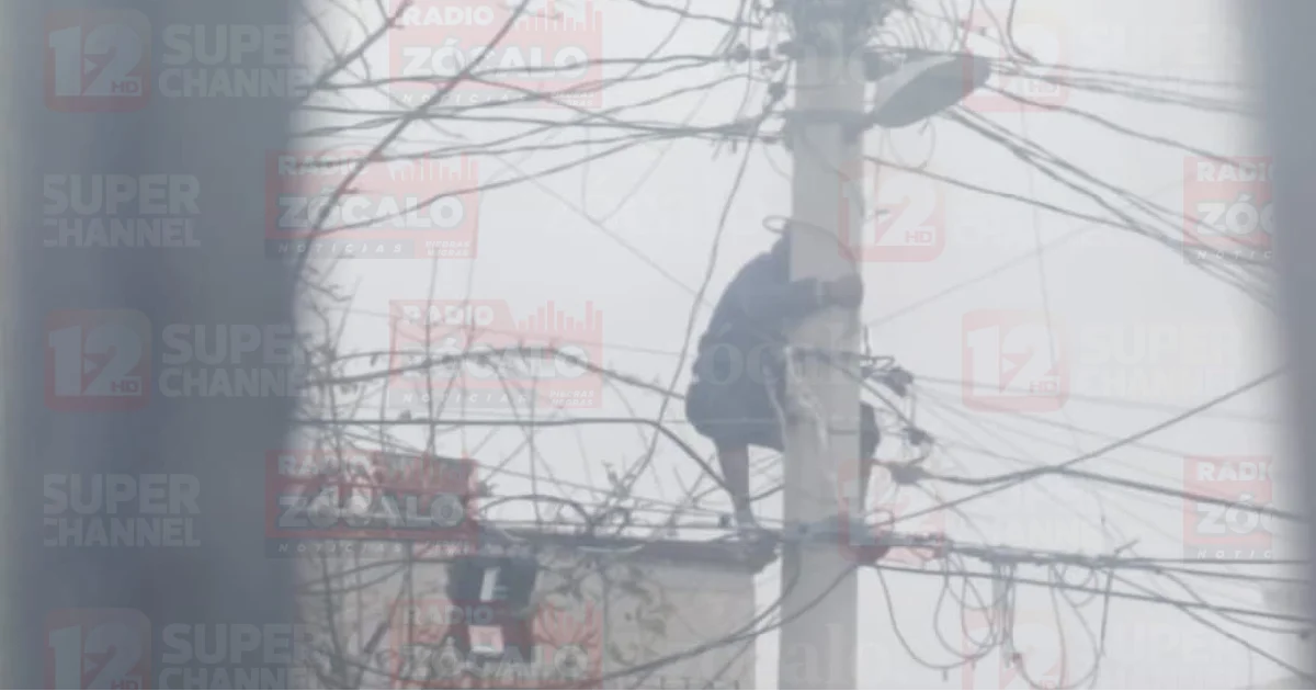 Vecinos reportan el hecho y se movilizan Bomberos y Protección Civil, así como policías