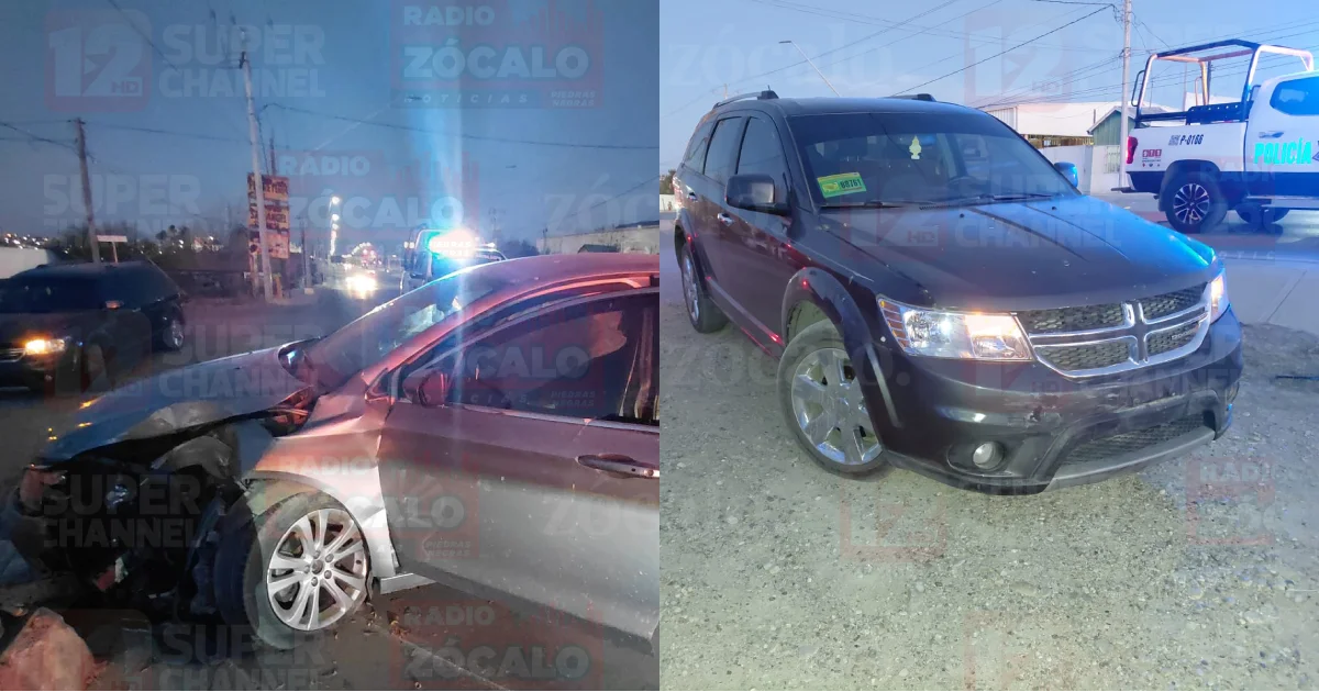 Conductor resulta lesionado tras choque