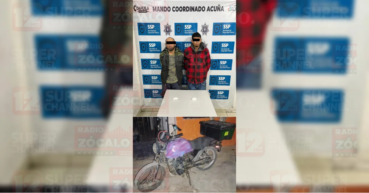 Arrestan a motociclistas por posesión de droga