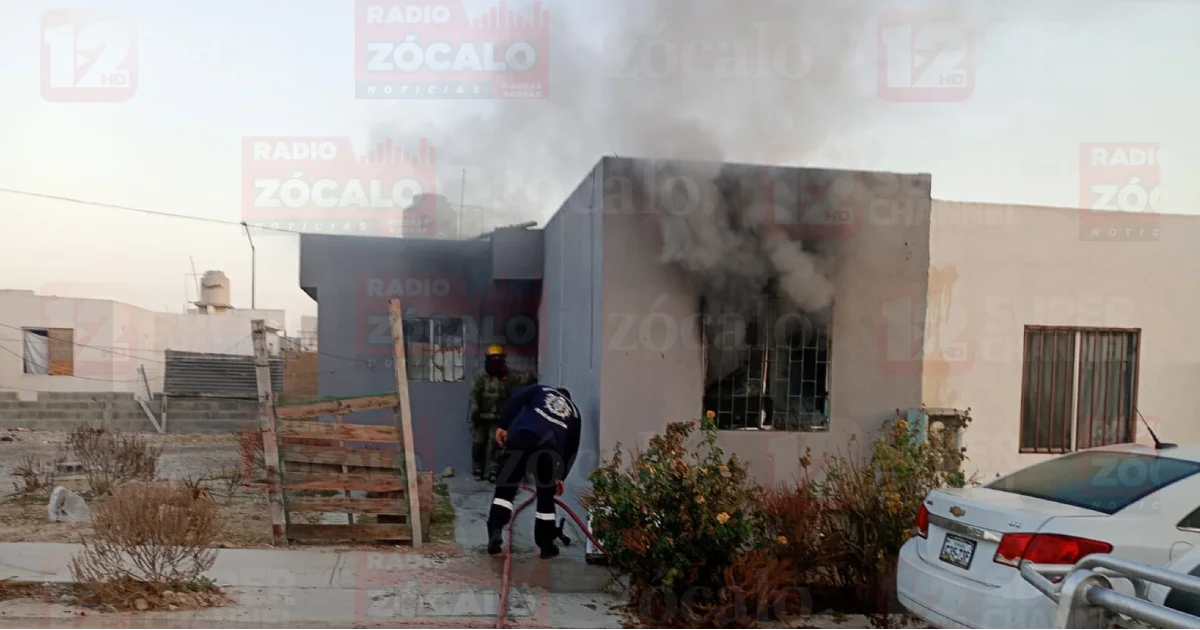 Se incendian dos viviendas en Piedras Negras