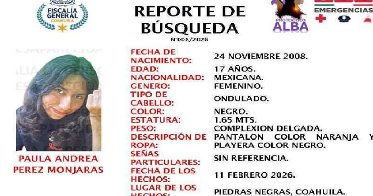 Logran autoridades su ubicación tras la activación del Protocolo Alba